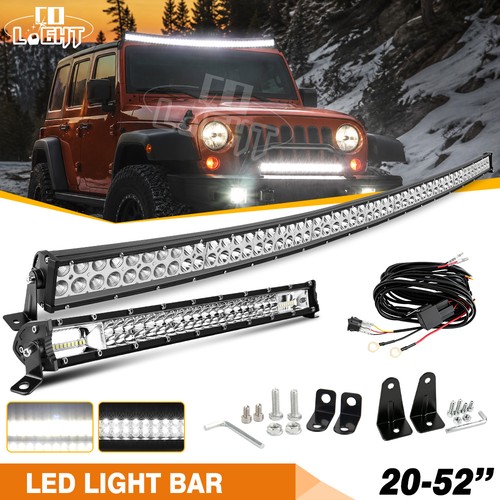 Lightbar led curvo kit - +,