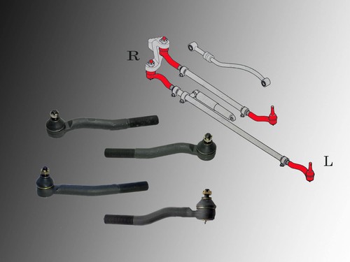 Set teste tiranti - tiranti, jeep